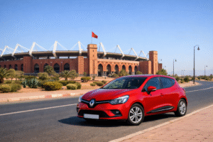 Location voiture CAN 2025 Marrakech stade football